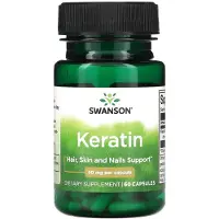 Swanson Health - Keratine 50 mg, 60 capsules