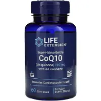 Life Extension - Superabsorberende CoQ10 (Ubiquinon) met d-Limonene, 100mg - 60 softgels