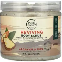 Petal Fresh , Pure, Reviverend Lichaamsscrub, Arganolie & Shea, 16 fl oz (473 ml)