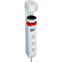 Onlan Multi-Socket Smart Socket Desk Wit