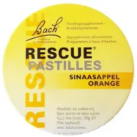 Bach Rescue pastilles sinaasappel (50 gram)