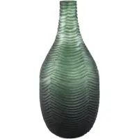 Ptmd Vaas Elichi - 18x18x38 cm - Glas - Groen