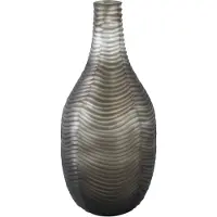 Ptmd Vaas Elichi - 18x18x38 cm - Glas - Bruin