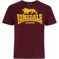 Lonsdale Shirt oranje / roestrood