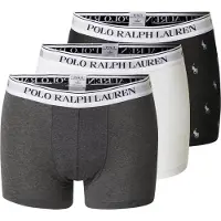 Ralph Lauren Boxershorts 'CLSSIC' grijs / donkergrijs / zwart / wit