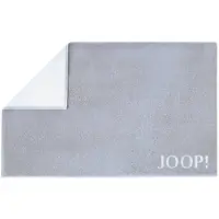 JOOP! Handdoeken Classic Doubleface Badmat zilver/wit 50 x 80 cm