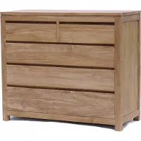 Tower Living Corona - Commode 5 drawers (Naturel, 110x95x50cm)