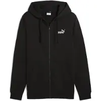 Puma Sportsweatvest 'Essentials No. 1' zwart / wit