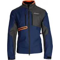 Acerbis Enduro-One, textieljas ,blauw/grijs/oranje ,M