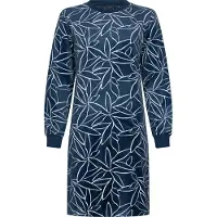Pastunette Marineblauw fleece nachthemd | Maat 42