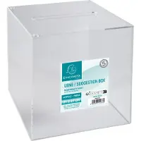 Exacompta box met deksel transparant 21 cm
