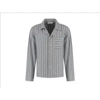 Yumeko Pyjamashirt Flanel S Grijs - Eco, Bio & Fairtrade