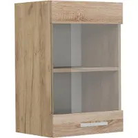 Vicco R-Line Glazen keukenkast – 40 cm Sonoma