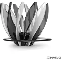 Hario V60 dripper Suiren B&W, zwart-wit