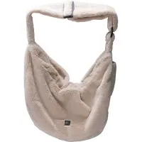 Designed By Lotte Laki Draagtas Hond - Hondentas - Voor kleine honden - Verstelbare draagzak - Beige - 48x20x35 cm