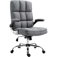 MCW Bureaustoel -J21, bureaustoel executive, in hoogte verstelbaar ~ stof/textiel grijs