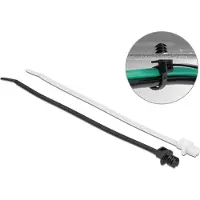 DeLOCK Cable tie with lamella base L 200 x W 4.8 mm 100 pieces
