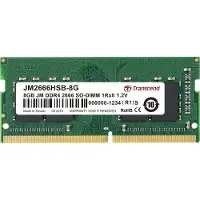Transcend 8GB JM DDR4 2666 SO-DIMM 1Rx8 1Gx8 CL19 1.2V