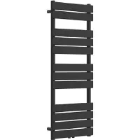 Neu.haus Handdoekradiator 'Voss', zwart, 120x50 cm, lamellen