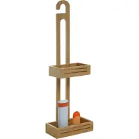MCW Doucheplank -M23, doucheplank douchemand badkamer organizer, 2 manden bamboe 69x22x13cm