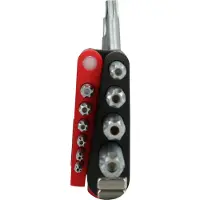 Kstools 151.4820 TX Haakse schroevendraaierset TB 8, TB 10, TB 15, TB 20, TB 25, TB 27, TB 30, TB 40, TB 45, TB 50 10-delig