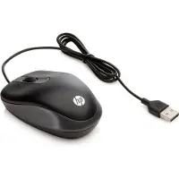 HP USB-reis muis, geschikt voor zowel linker- als rechterhand, optische sensor, USB Type-A, 1000 DPI, zwart