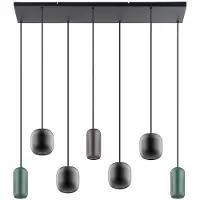 LUCANDE Hanglampe , Narion, dimbare, Meerkleurig, Eetkamer, Metaal, Modern