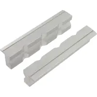 VAR Set Of 2 Aluminium Jaws For Bench Vise Werkbank