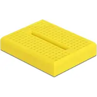 DeLOCK Mini Breadboard met 170 insteekpunten / geel