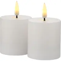 Sirius Home - Sille Mini LED kaars 2st Ø5xH6.5cm wit
