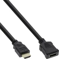 InLine HDMI-verlengkabel, HDMI High Speed, stekker/bus, 3m