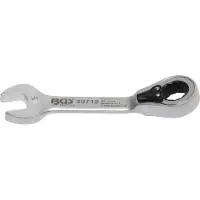 Bgs Ratelringsleutel kort omkeerbaar SW 12 mm