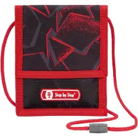 Step by step halsportemonnee Neck Pouch Ninja Yuma zwart rood
