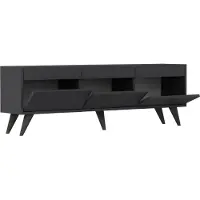 Skye Decor Modern TV-meubel met Pvc poten, Antraciet - 150 cm