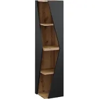 Vicco Benno Badkamerkast – 31.6 x 70.5 cm met 3 legplanken Antraciet