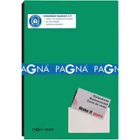 Pagna handtekeningenmap Color A4, 20 vakken, groen