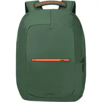 American Tourister Rugzak 'Urban Groove' donkergroen / oranje