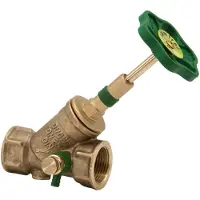 Schlosser Sloten KFR afsluiter 1620 DN 25, Rp 1, m afvoer, opgaande spindel spindel