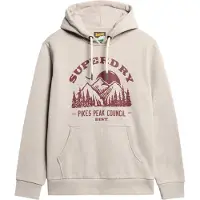 Superdry Sweatshirt ecru / robijnrood