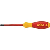 Wiha Tournevis - - slimfix softfinish vde/gs - pozidriv PZ2 x 100mm
