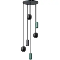 LUCANDE Hanglampe , Narion, dimbare, Meerkleurig, Eetkamer, Metaal, Modern