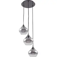 LUCANDE Hanglampe , Jarven, dimbare, Grijs, Eetkamer, Glas, Modern