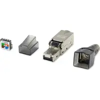 Equip 121171 Keystone Jack geschirmt Cat.6A RJ45 Anschluss 5er Set