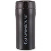 Lifeventure Flip-Top Thermosbeker, unisex, zwart