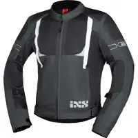 IXS Trigonis-Air Grijs Textiele Motorjas Maat L