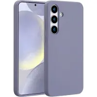 Accezz Liquid Silicone Backcover met MagSafe voor de Samsung Galaxy S25 Plus - Lavender Gray