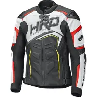 Held Safer II Zwart Wit Rood Leren Motorjas Maat 110