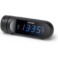 Denver CPR-700 Wekkerradio VHF (FM) USB Wekfunctie, Acculaadfunctie Zwart