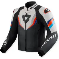 REV'IT! REV’IT! Quantum 3 Zwart Licht Grijs Motorjas Maat 54