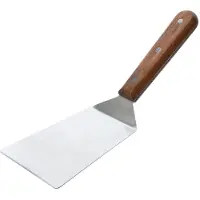 Orion Keuken spatel RVS met houten handvat - 27 cm